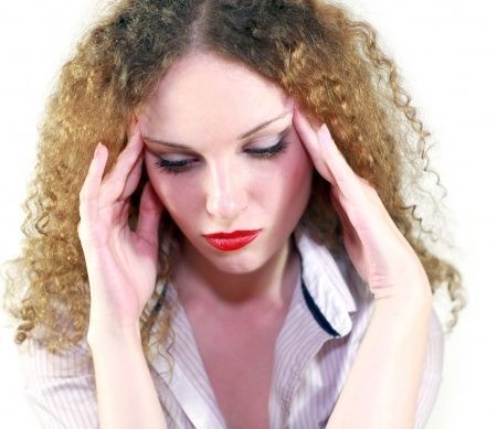 woman stressed out
