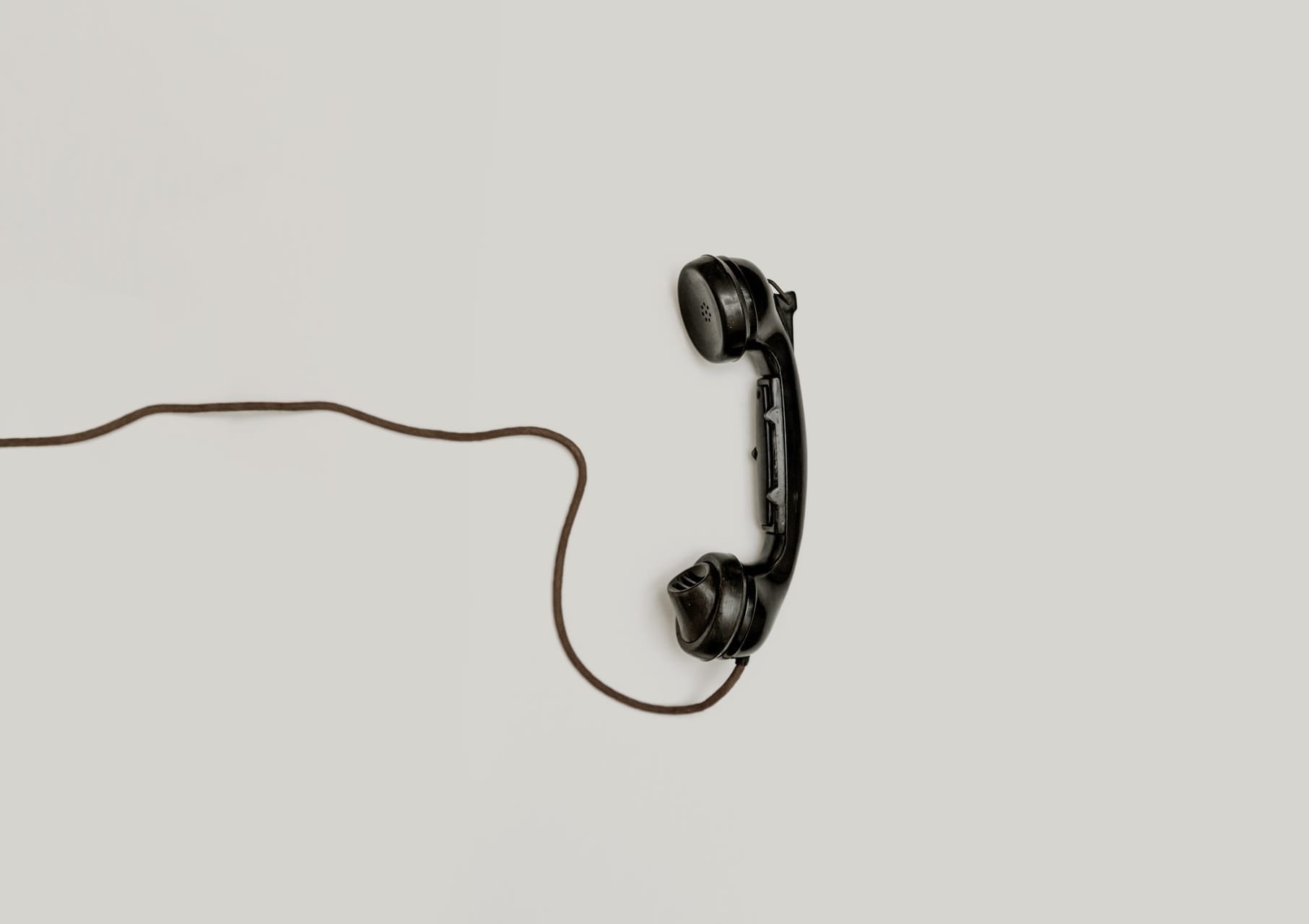 black-landline-phone