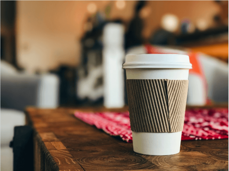 takeout coffee cup